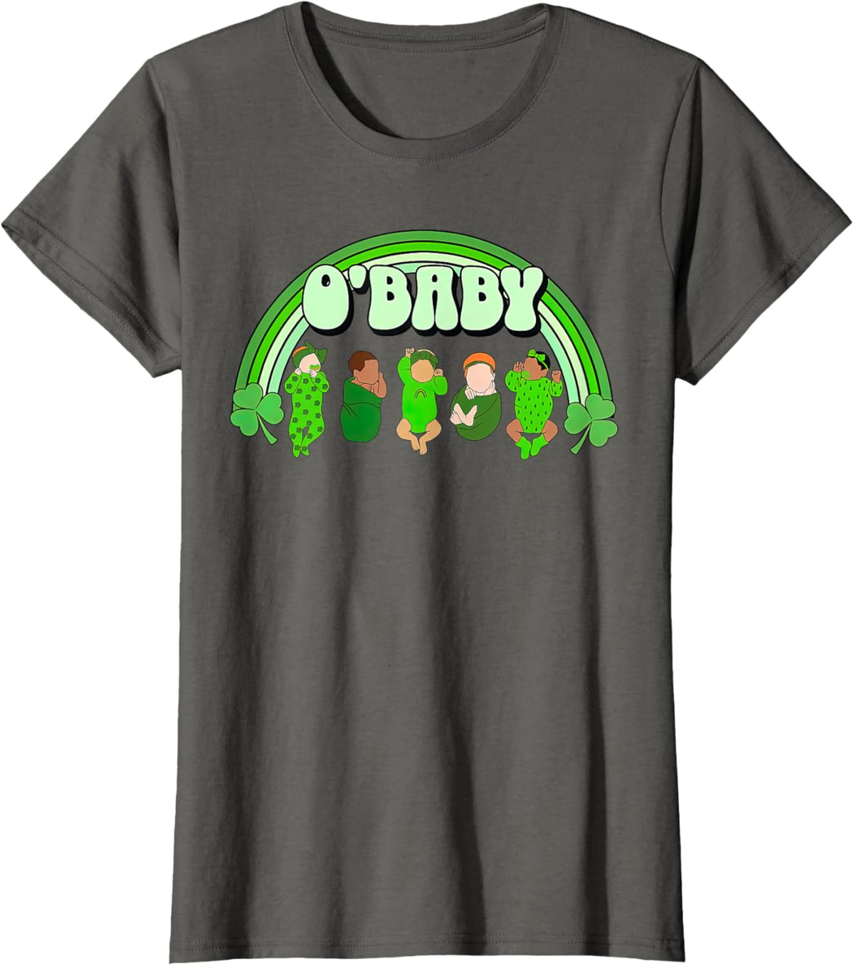 Rainbow Labor And Delivery Nurse Saint Patrick's Day NICU