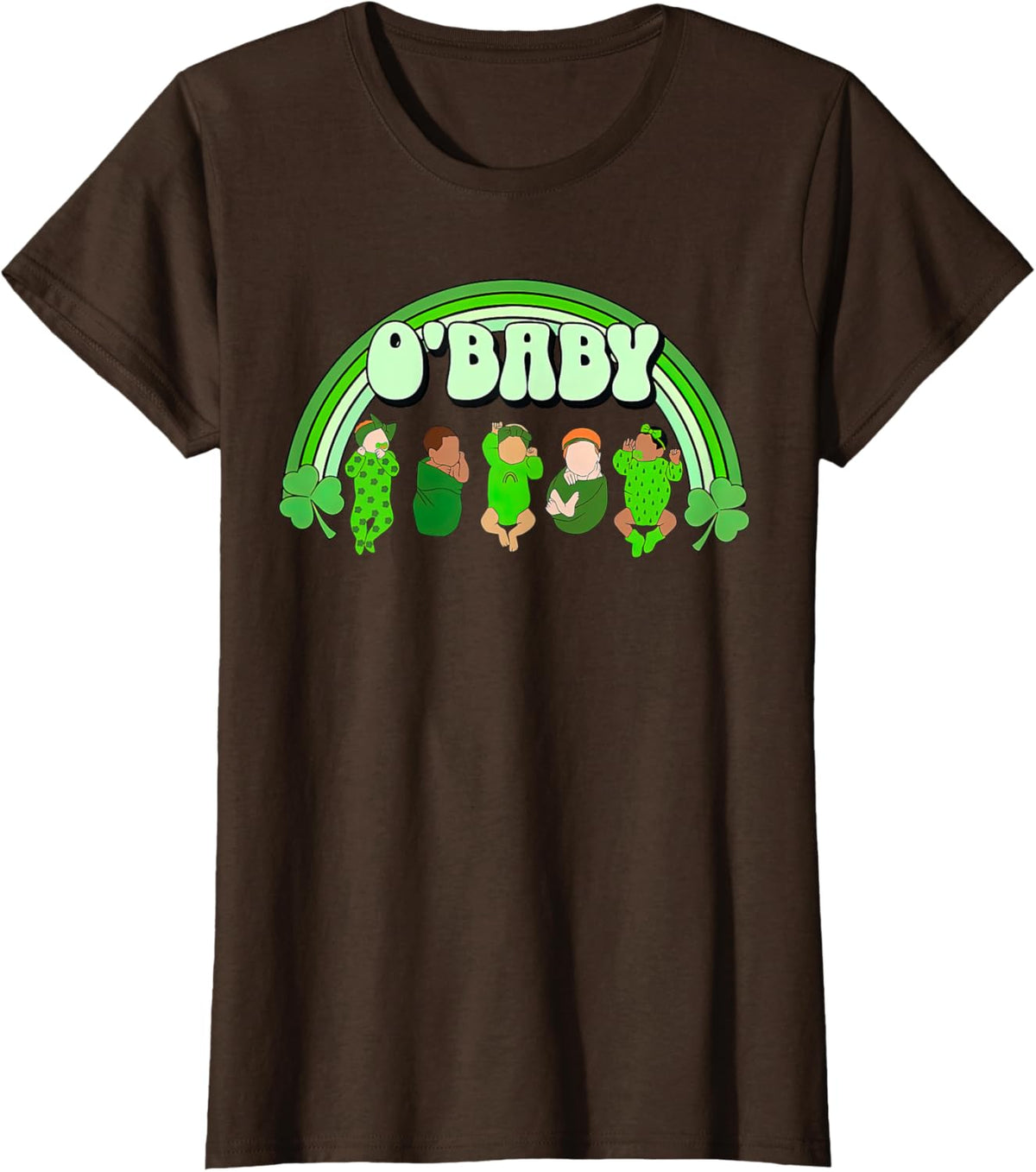 Rainbow Labor And Delivery Nurse Saint Patrick's Day NICU